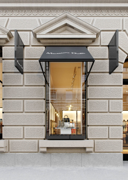 Massimo Dutti facade visualization
