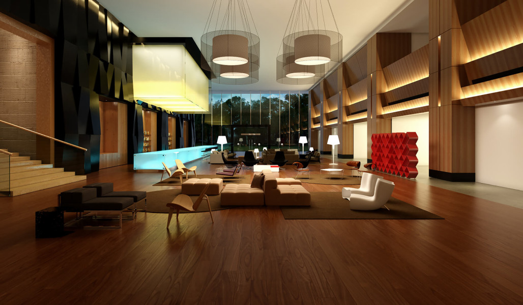 Hotell hall visualization