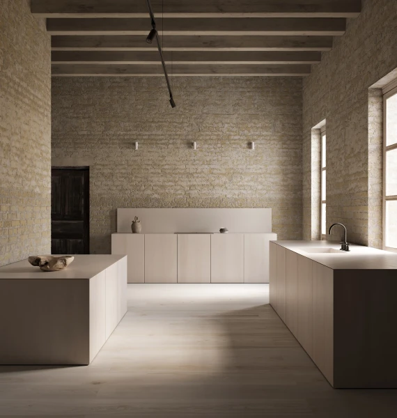 Nordic Kitchen Design. CGI.