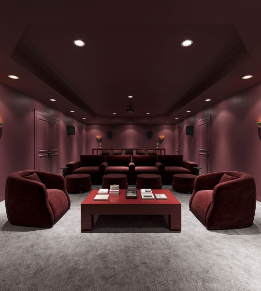Media Room Render