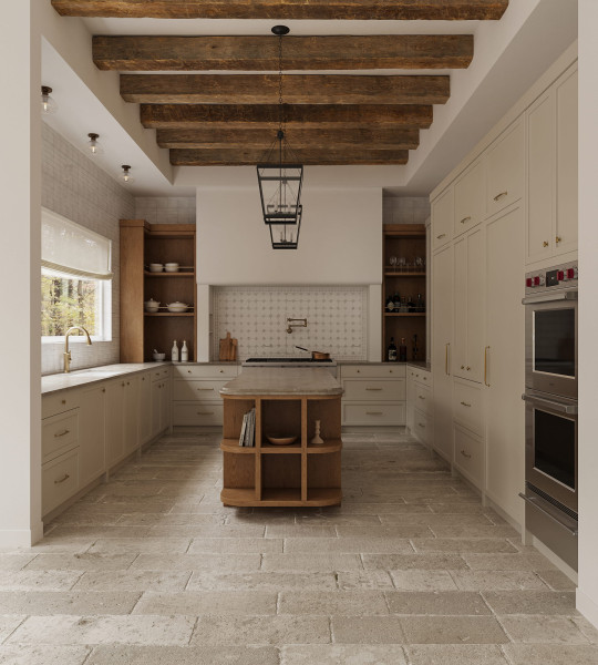Kitchen 3D Rendering